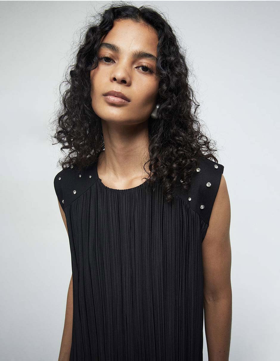Vestido midi casual Sfera para mujer