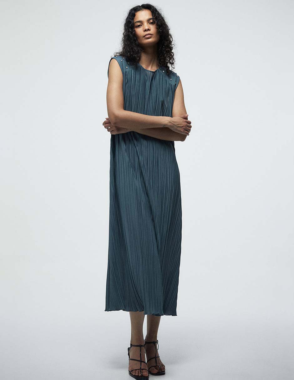 Vestido midi casual para mujer Vestido midi casual para mujer