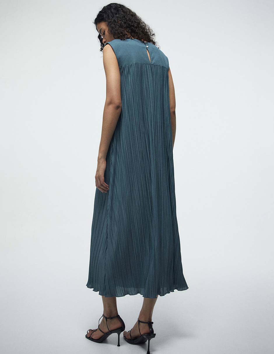 Vestido midi casual Sfera para mujer