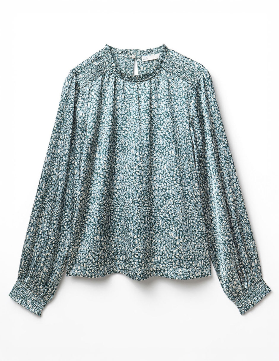 Blusa Sfera manga larga para mujer