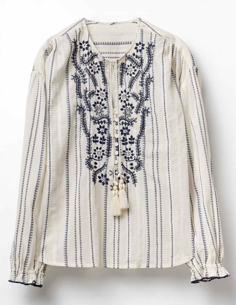 Blusa Sfera manga larga para mujer