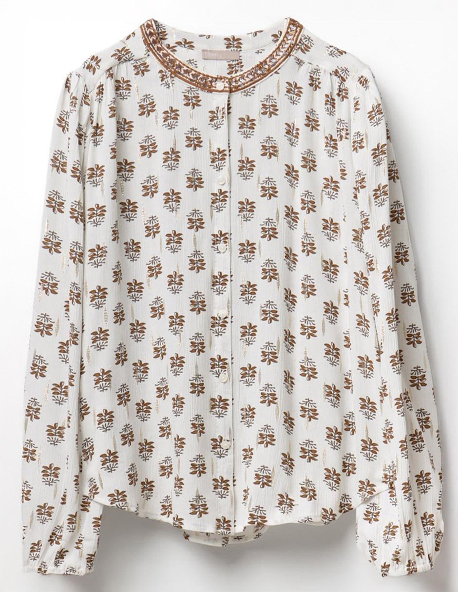 Blusa Sfera manga larga para mujer