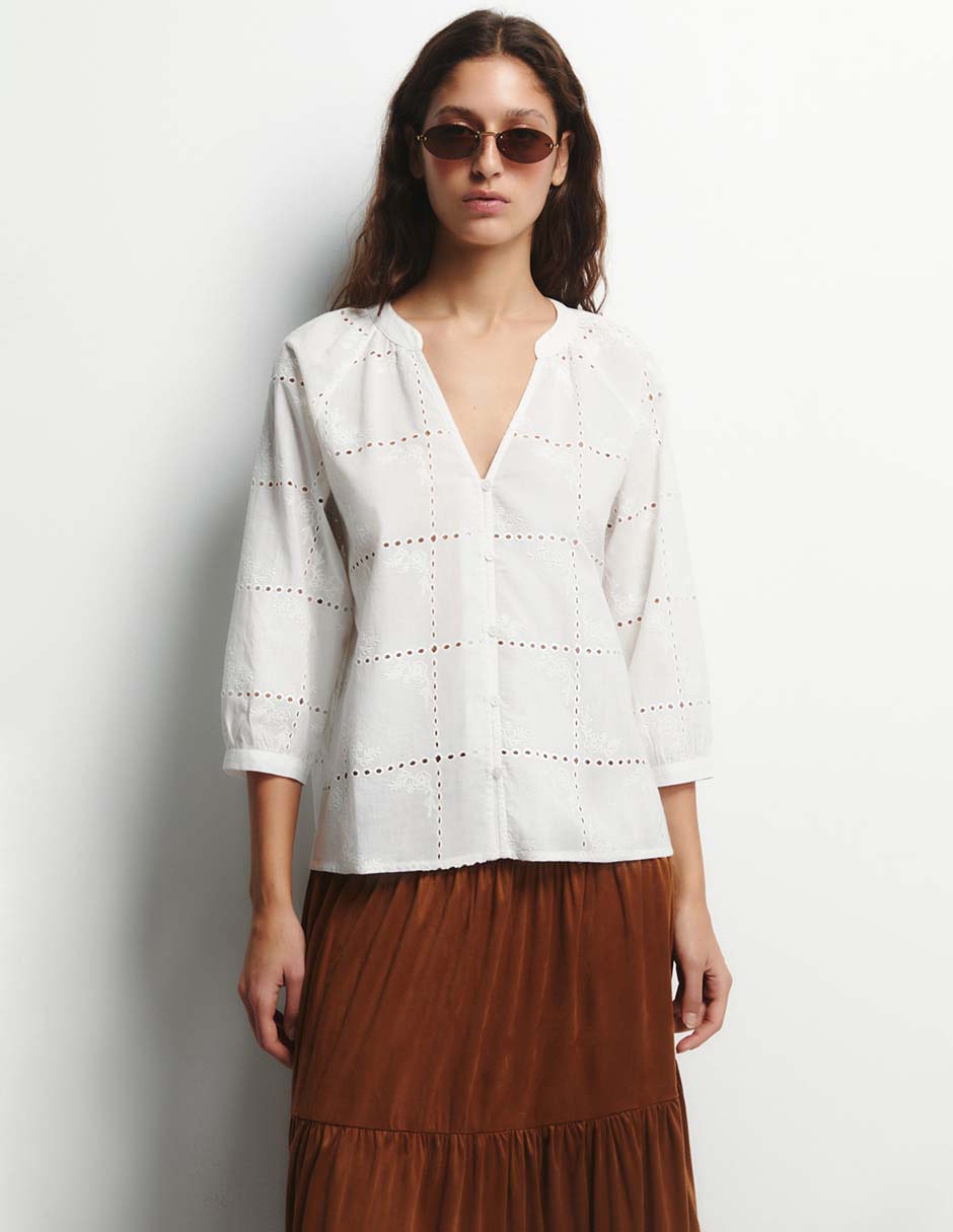 Blusa Sfera manga 3/4 para mujer