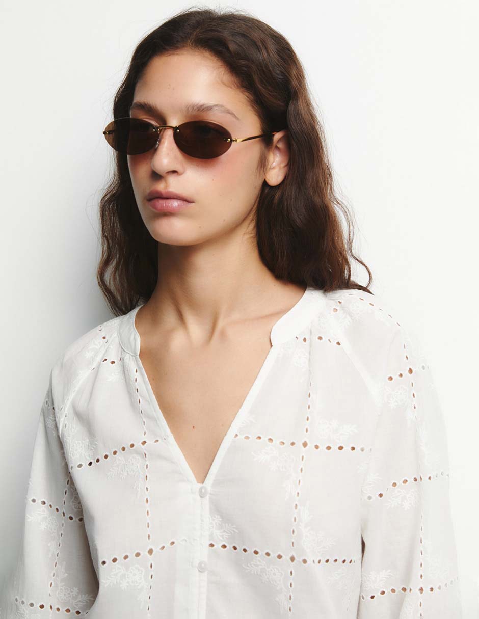 Blusa Sfera manga 3/4 para mujer