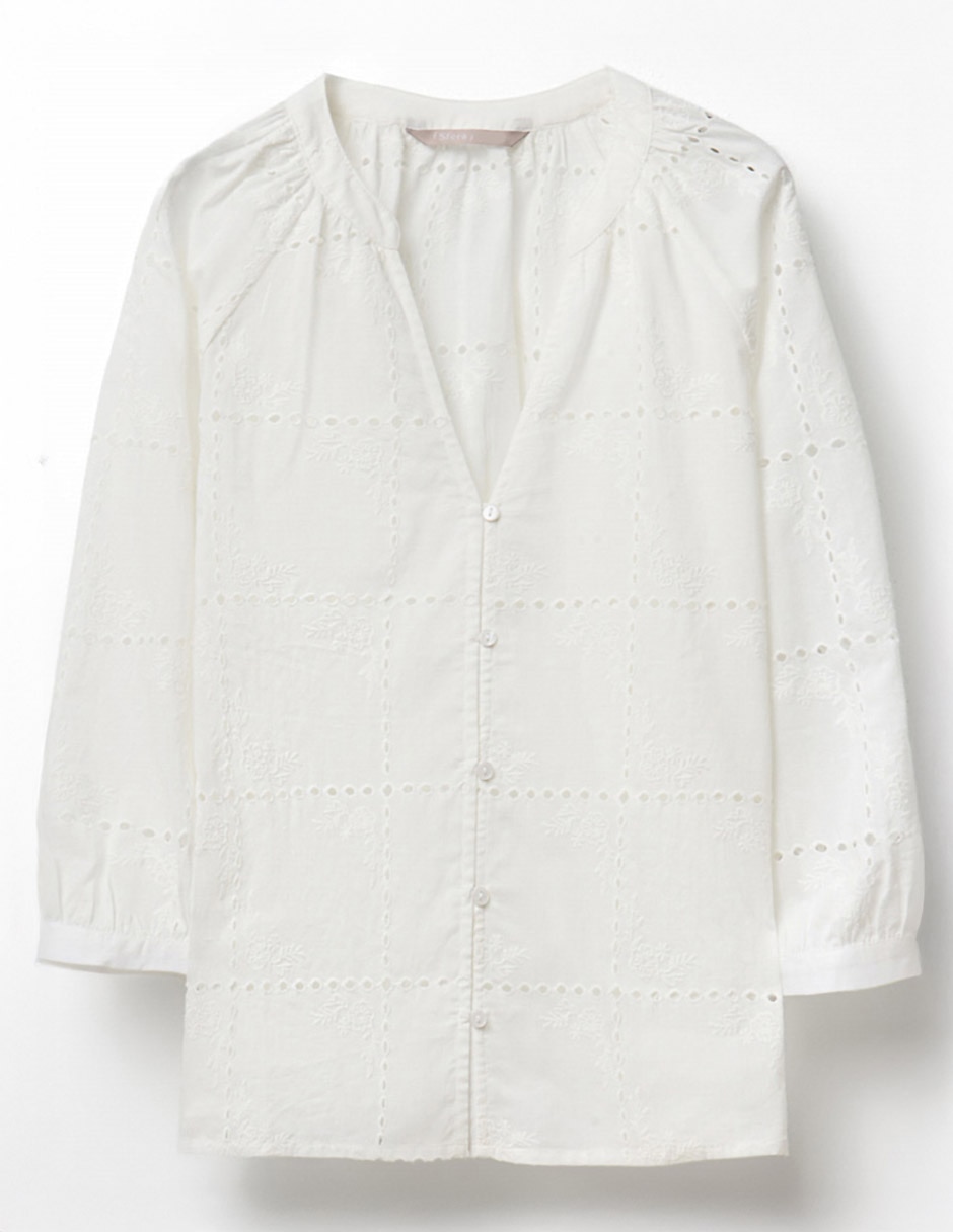 Blusa Sfera manga 3/4 para mujer