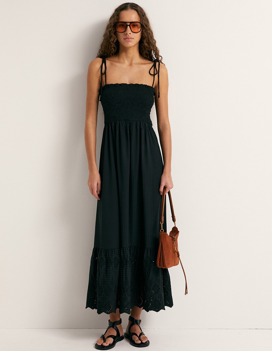 Vestido Largo Casual Sfera Para Mujer