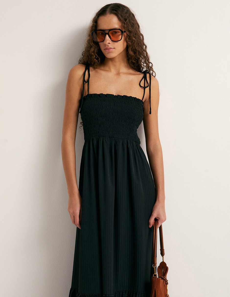Vestido Largo Casual Sfera Para Mujer