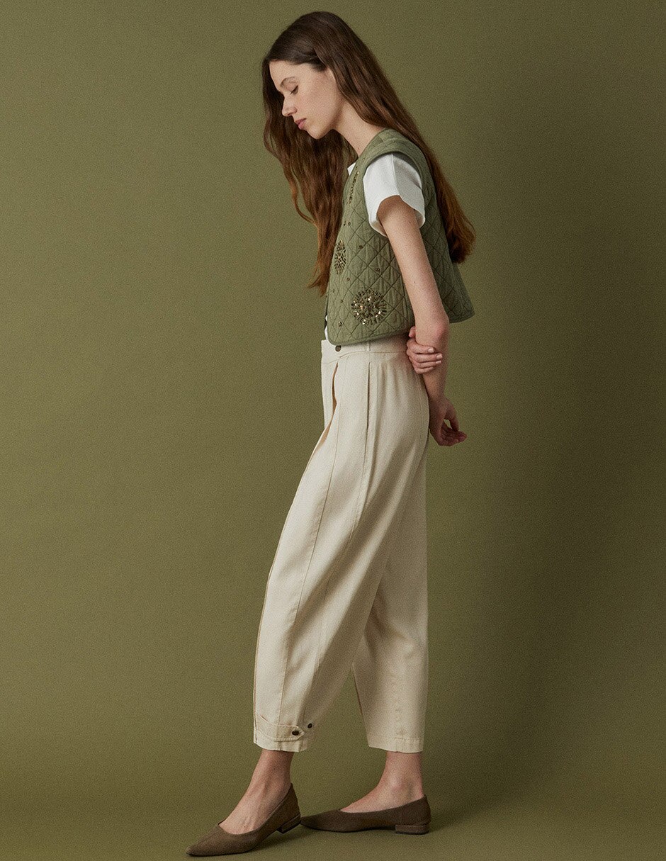 Pantalón barrel para mujer 3