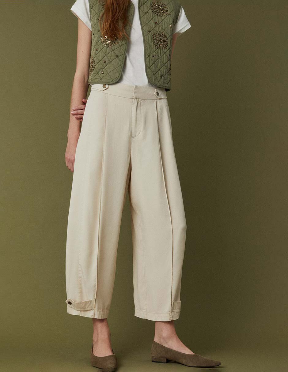 Pantalón barrel para mujer 4