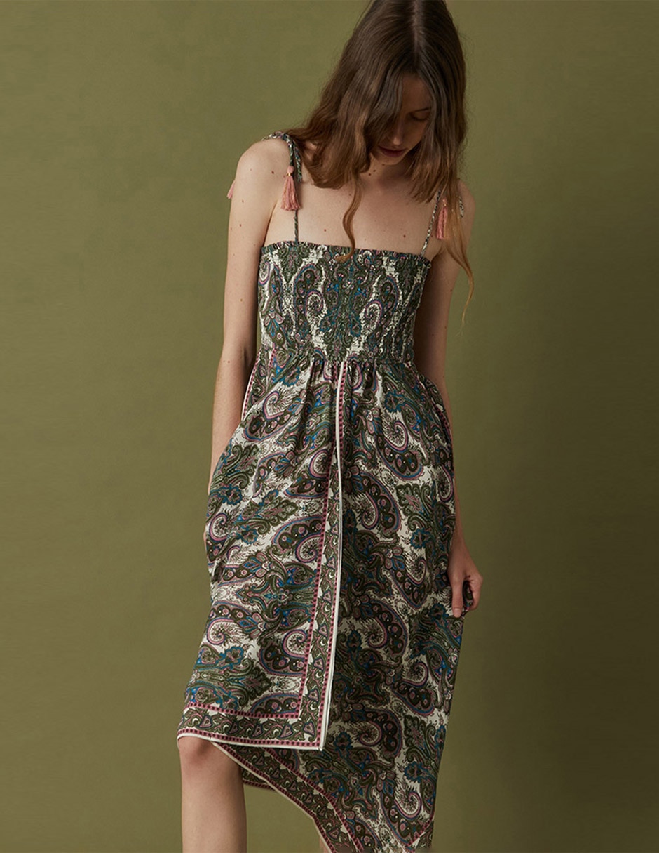 Vestido midi casual para mujer Vestido midi casual para mujer