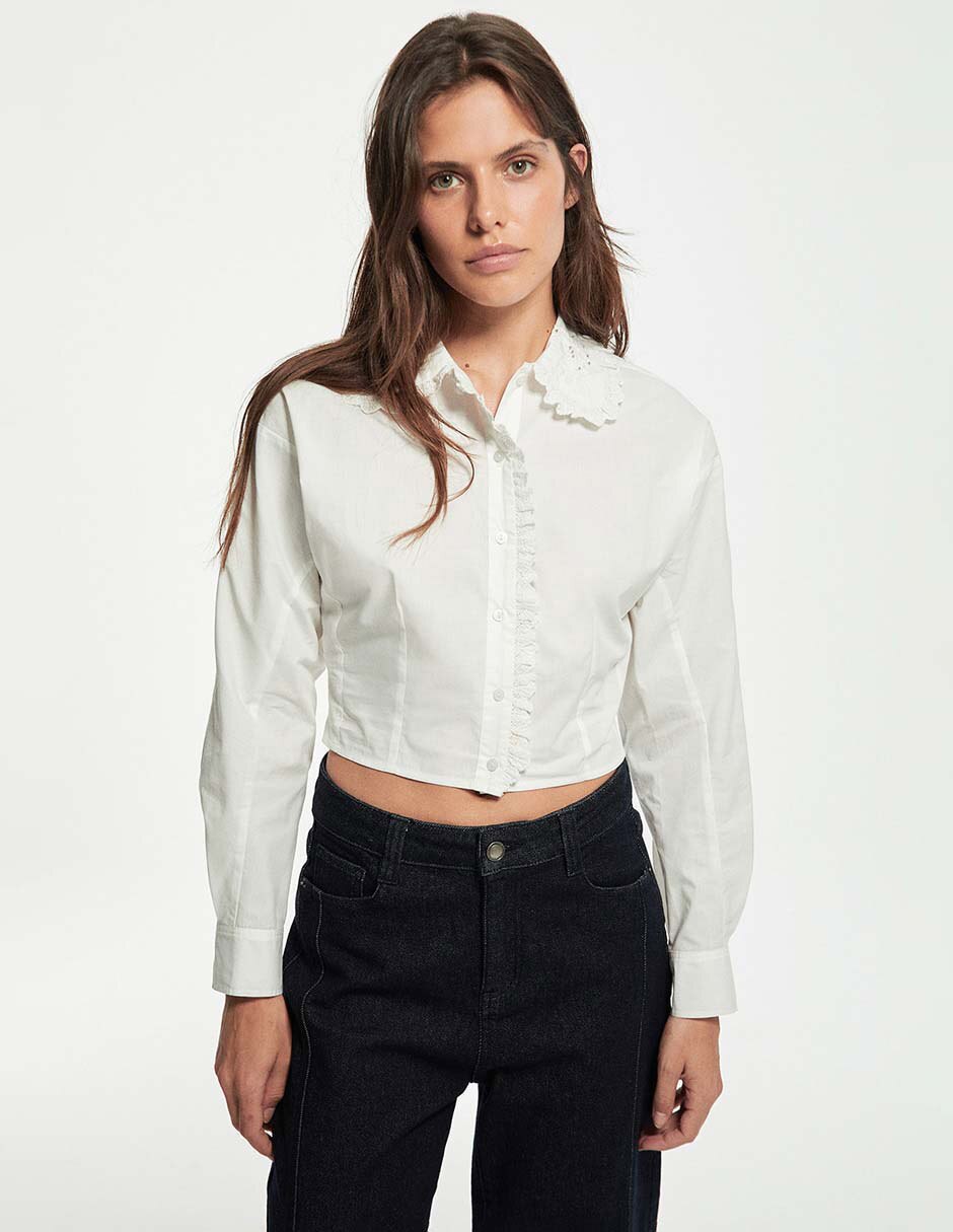 Blusa manga larga para mujer 6