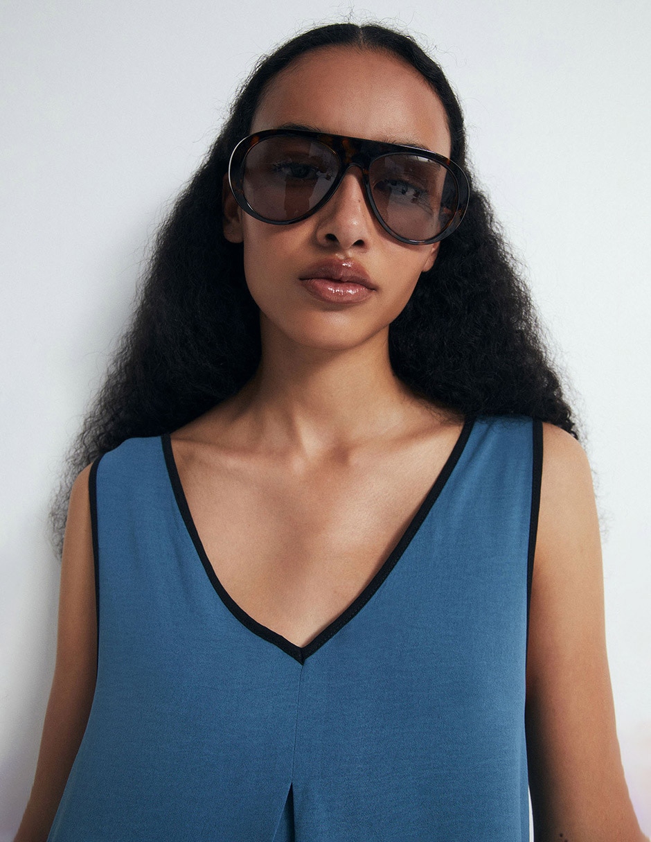 Vestido cropped casual para mujer 3
